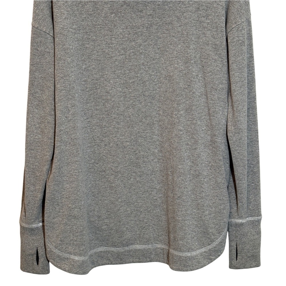 Sweaty Betty Cozy Gray‎ Escape Luxe Fleece Hoodie Crop Sz XS Soft Athleisure Gym - Picture 4 of 11
